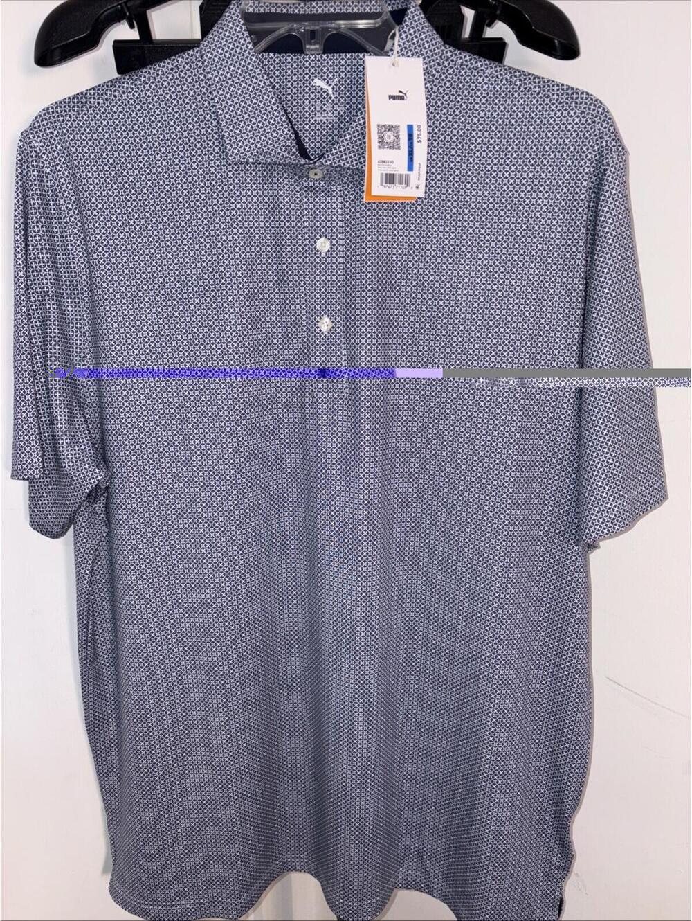 Puma Mens MATTR Tile‎ Polo Golf Shirt - 628823 - New 2025 XL NWT New $75